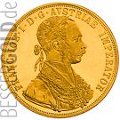 4 Dukaten Goldmünze Österreich - Portraitseite - 500 px