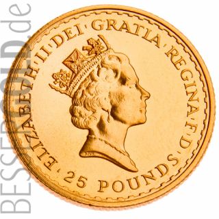 Britannia • 1/4 Feinunze Gold • 916,67/1000 • (Großbritannien) • Motivseite 500px • bis 2012