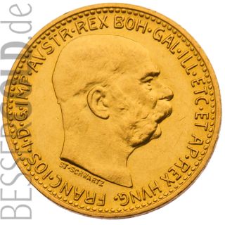 Goldmünze 10 Kronen Österreich-Ungarn