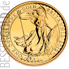 Britannia • 1 Feinunze Gold • 916,67/1000 • Britannia (Großbritannien)