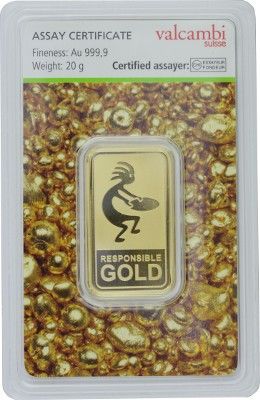 Goldbarren 20 g VALCAMBI responsible gold