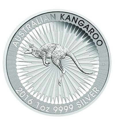 Kangaroo 1 oz Feinsilber (Australien) - 2017 - Motivseite
