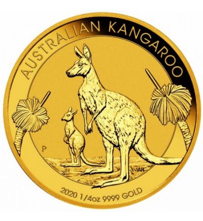 Goldmünze KANGAROO 1/4 oz Australien 2022