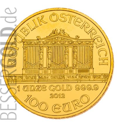 Wiener Philharmoniker • 1 Feinunze Gold • 999,9/1000 • (Münze Österreich) - Vorderseite