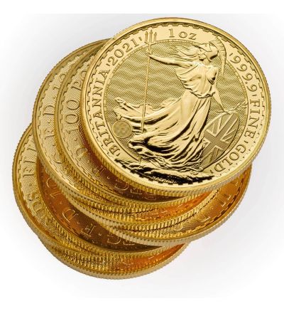 Goldmünze BRITANNIA 1 oz Großbritannien akt. Jahrgang 
