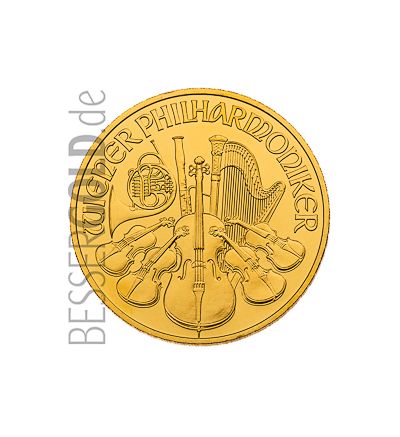Wiener Philharmoniker • 1 Feinunze Gold • 999,9/1000 • (Münze Österreich) - Instrumentenseite 500px