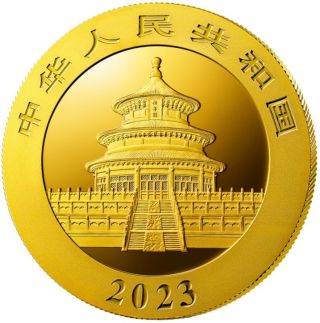 Goldmünze PANDA 30 g China 2023