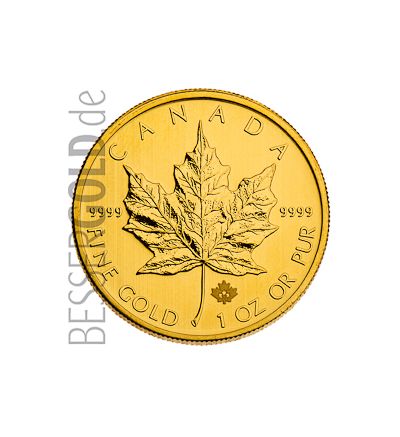Maple Leaf 2013 • 1 Feinunze Gold • 999,9/1000 • (Kanada) • Ahornblatt-Seite 265px