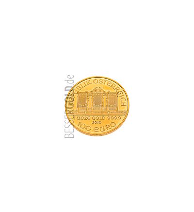 Wiener Philharmoniker • 1 Feinunze Gold • 999,9/1000 • (Münze Österreich) - Rückseite