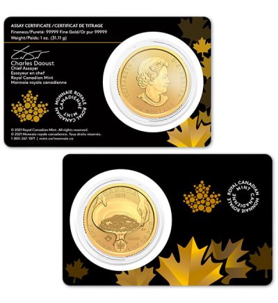 Goldmünze Klondike Goldrausch Goldwäsche 1 oz Kanada 2021