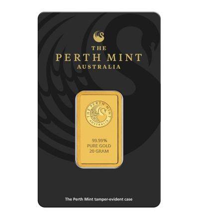 Goldbarren 20 g PERTH MINT Australien