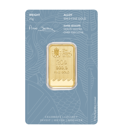 Goldbarren 20 g Britannia The Royal Mint 