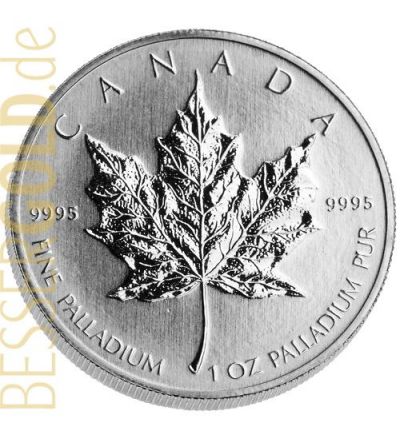 Maple Leaf • 1 Feinunze Palladium • 999,5/1000 • (Kanada) - Ahornblatt-Seite-265px